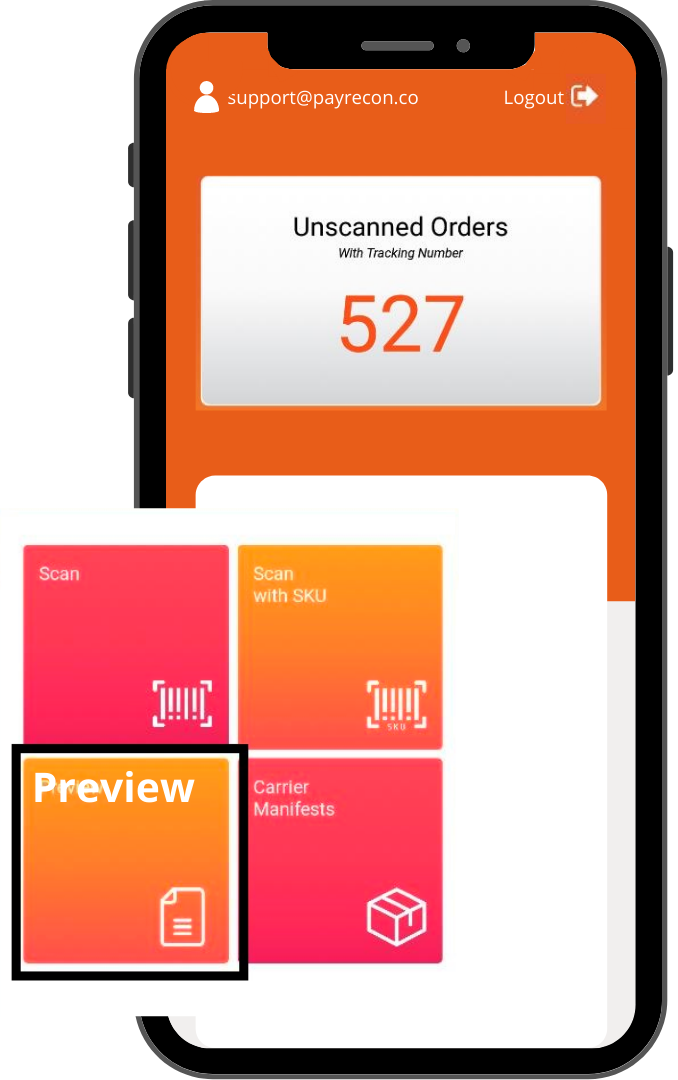 payrecon smart scan mobile app for multichannel e-commerce 6