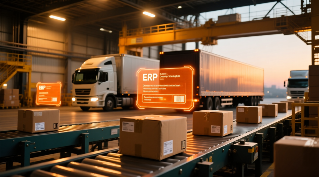 Smooth outbound shipping enhanced by warm ERP coordination.