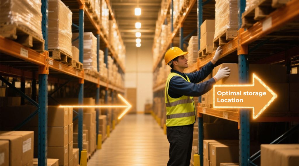 7 Functions of a Warehouse: Warm and efficient ERP-guided putaway operations.