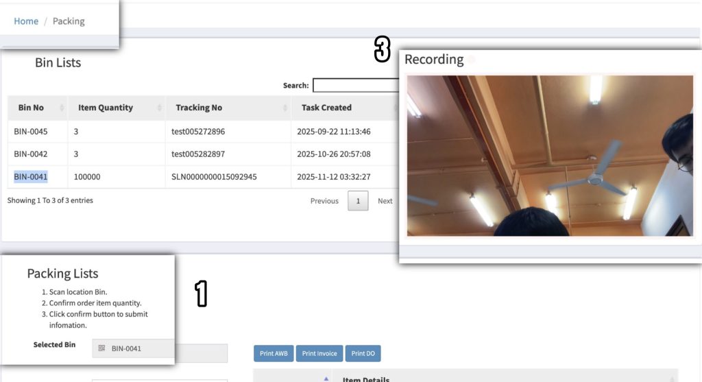 How to use packproof feature in packing section