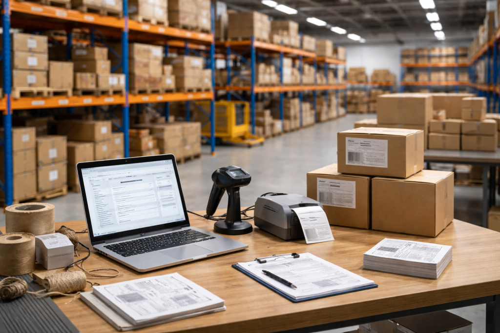 Workspace illustrating Philippines Monetization Channels research and logistics operations environment