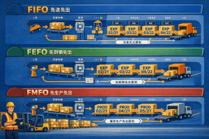 FIFO, FEFO, and FMFO comparision list